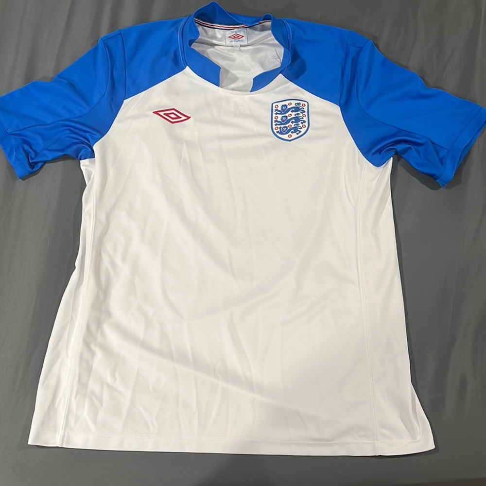 England umbro soccer jersey blank
